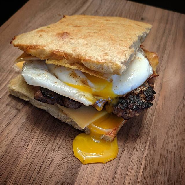 Healthy Sheet Pancake Breakfast Sandwich