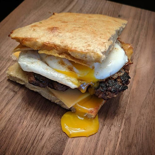 Healthy Sheet Pancake Breakfast Sandwich