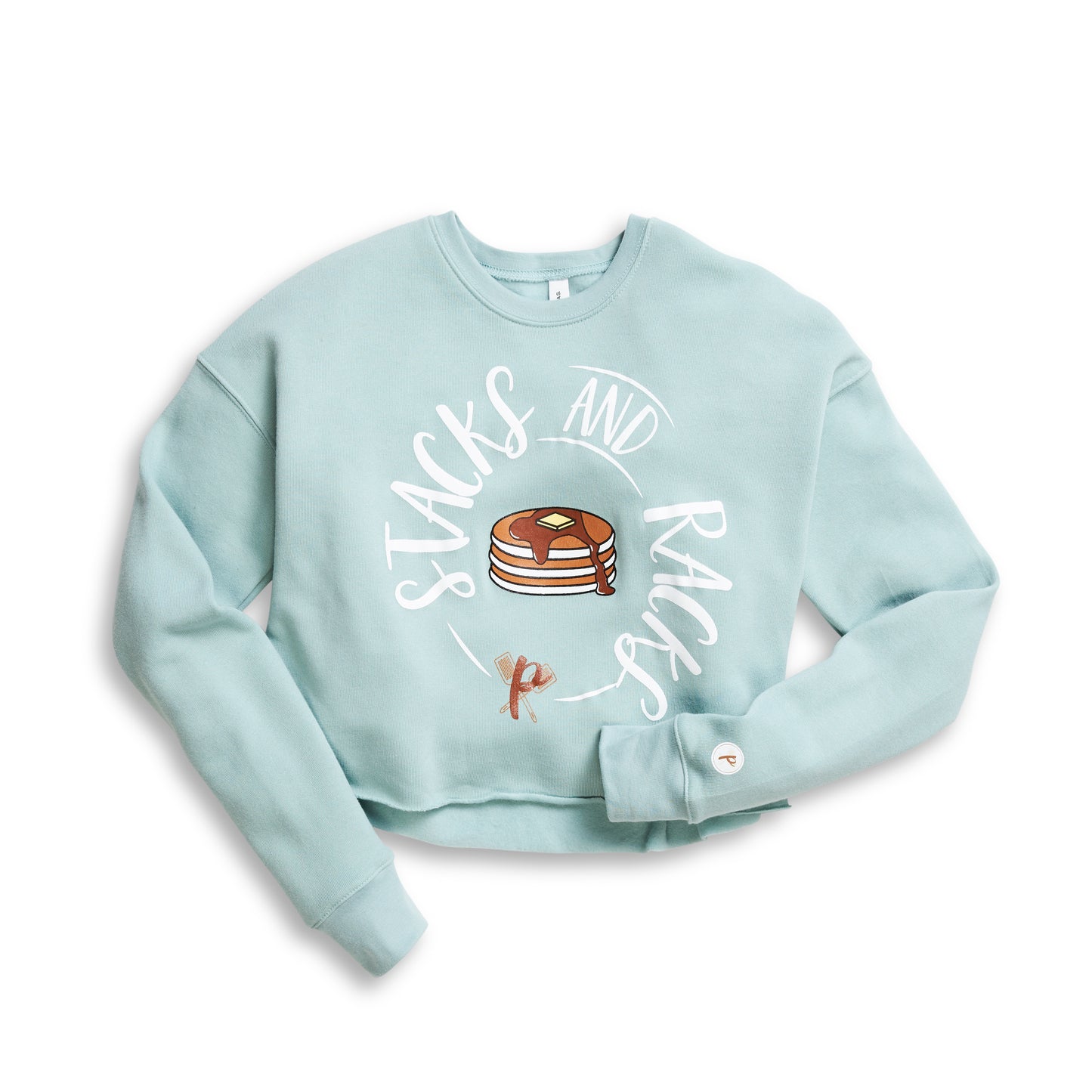 Women's Cropped Sweatshirt - Stacks and Racks BLUE