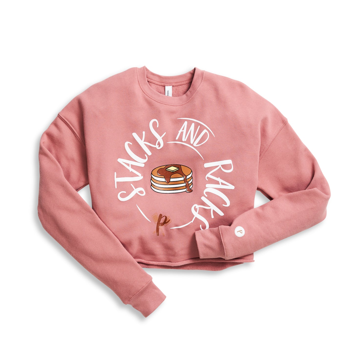 Women's Cropped Sweatshirt - Stacks and Racks PINK