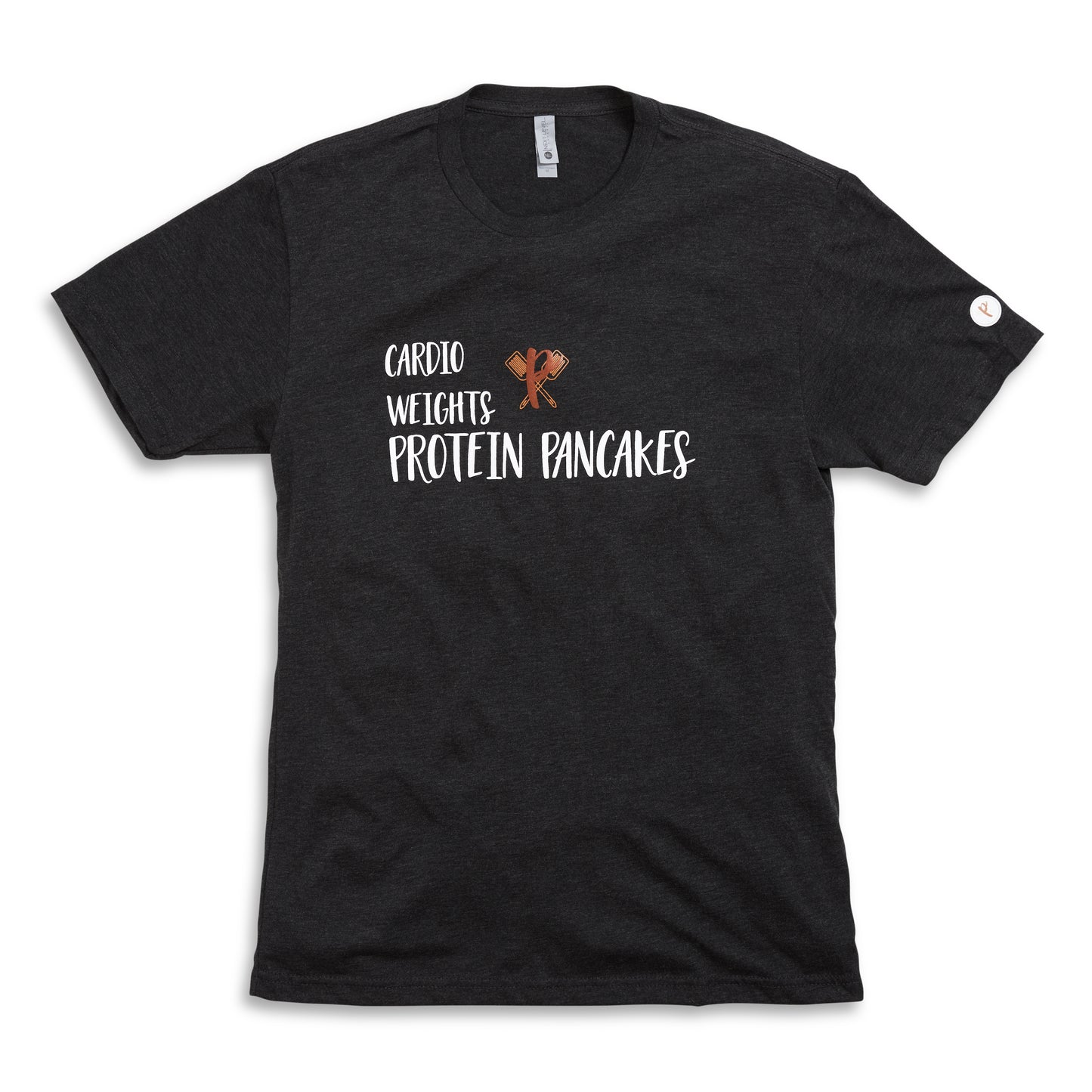 Unisex Cardio, Weights, Protein Pancakes T-Shirt