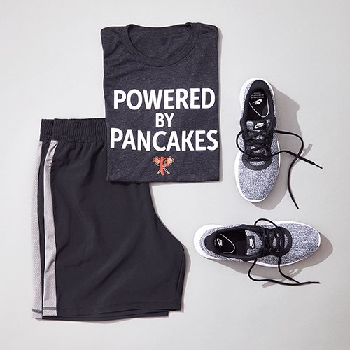 Unisex Powered by Pancakes T-Shirt