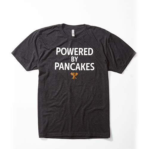 Unisex Powered By Pancakes T Shirt Pamcakes Pancakes 7939