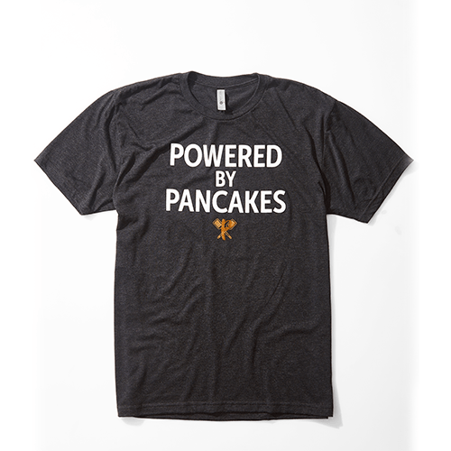 Unisex Powered by Pancakes T-Shirt